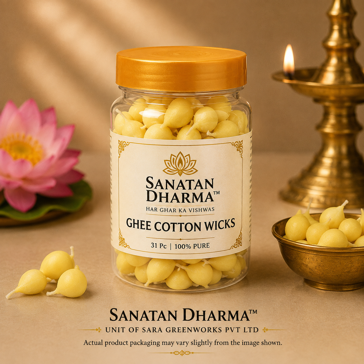 Ghee Cotton Wicks